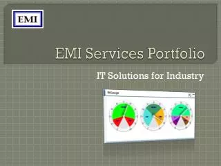 EMI Services Portfolio