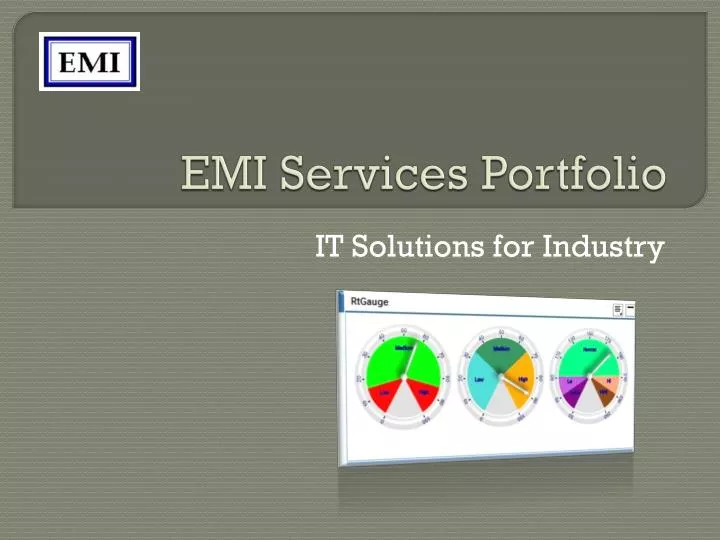 emi services portfolio