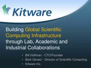 Building Global Scientific Computing Infrastructure through Lab, Academic and Industrial Collaborations