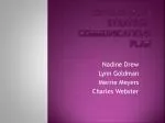 Developing an Effective Strategic Communications Plan for Stakeholder Engagement - slide 1