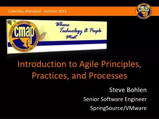 Introduction to Agile Principles, Practices, and Processes