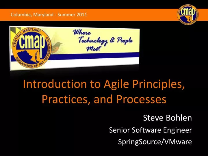 introduction to agile principles practices and processes