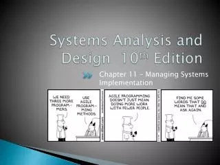 Systems Analysis and Design 10 th Edition