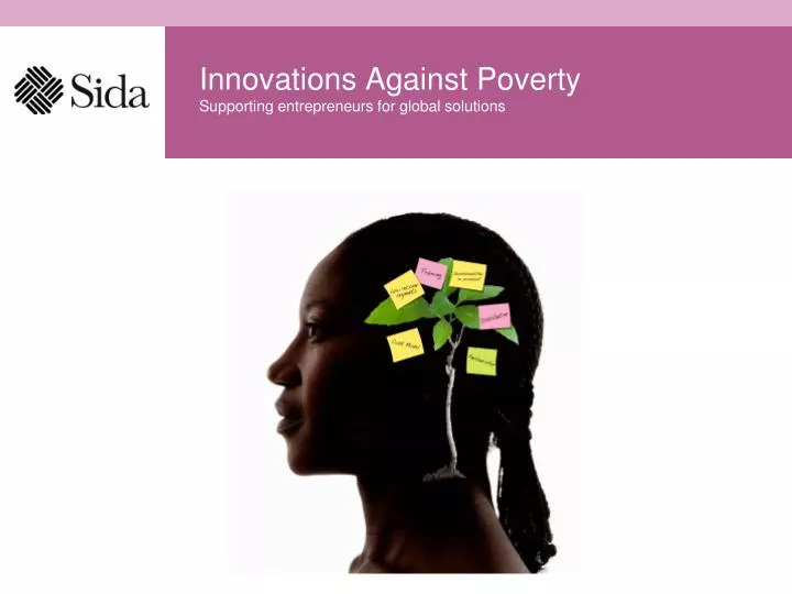 innovations against poverty