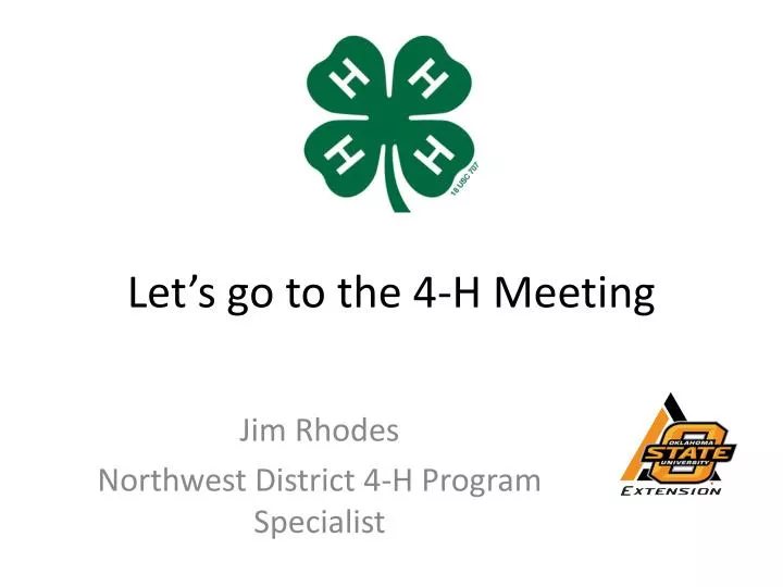 let s go to the 4 h meeting