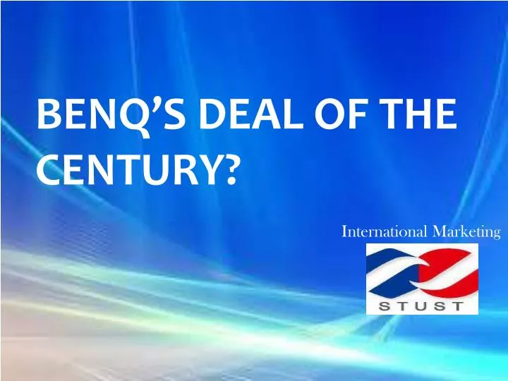 b en q s deal of the century