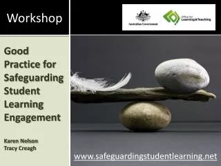 Good Practice for Safeguarding Student Learning Engagement Karen Nelson Tracy Creagh