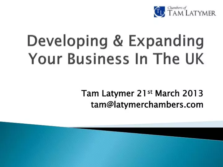 developing expanding your business in t he uk