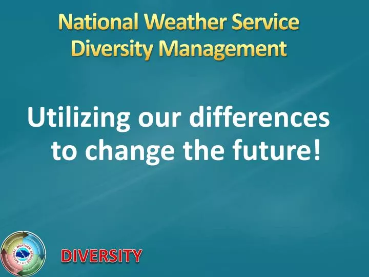 national weather service diversity management