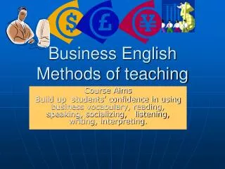 Business English Methods of teaching