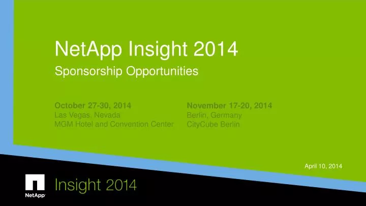 netapp insight 2014