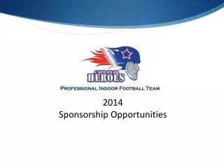 2014 Sponsorship Opportunities