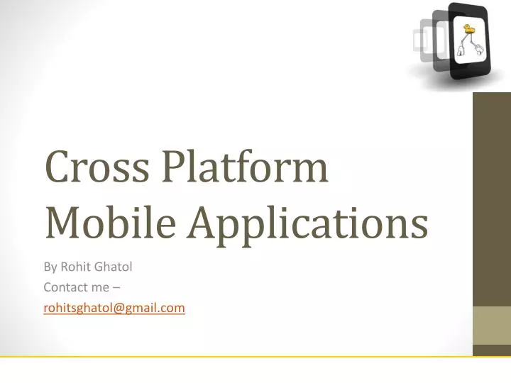 cross platform mobile applications