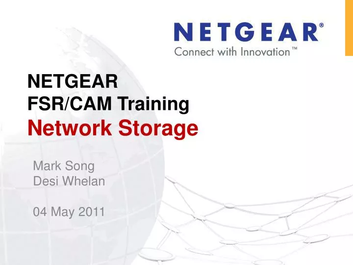 netgear fsr cam training network storage