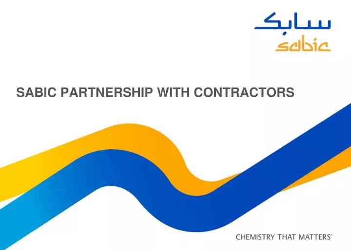 sabic partnership with contractors