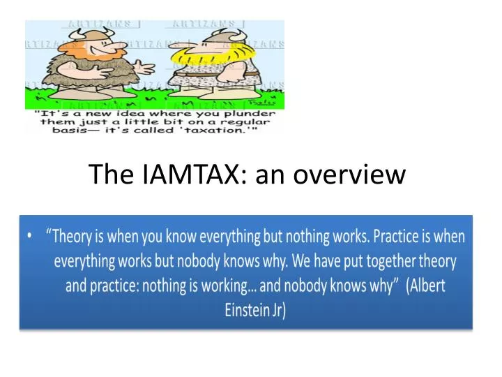 the iamtax an overview