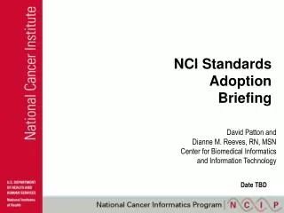 nci standards adoption briefing