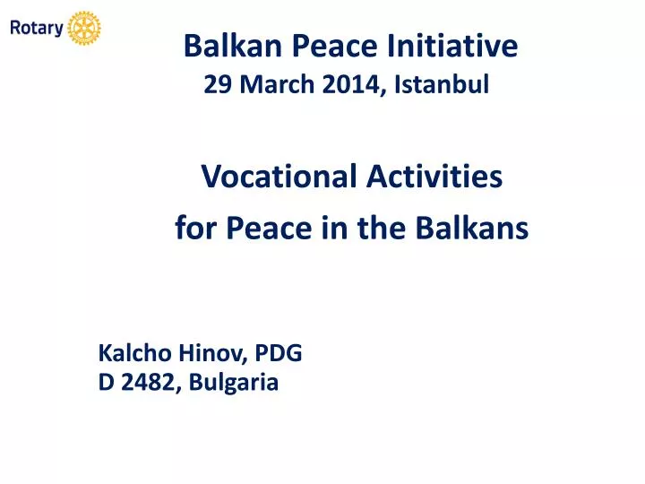 balkan peace initiative 29 march 2014 istanbul