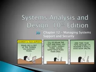 Systems Analysis and Design 10 th Edition