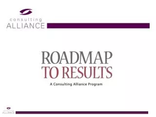 Roadmap To Results Objectives