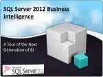 SQL Server 2012 Business Intelligence - slide 1