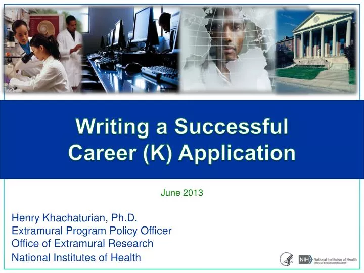 writing a successful career k application