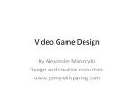 Video Game Design - slide 1