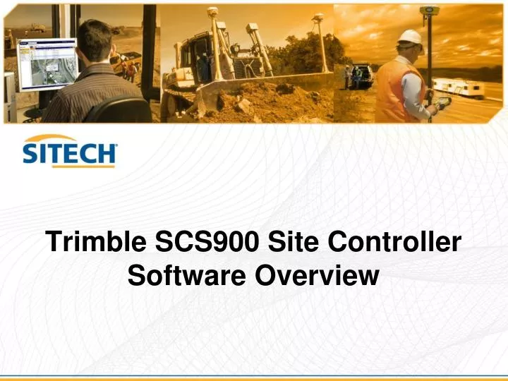 trimble scs900 site controller software overview