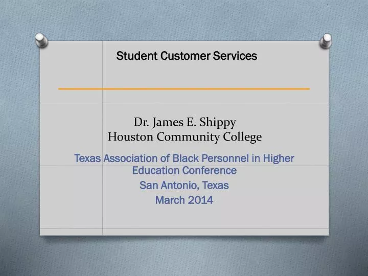 dr james e shippy houston community college