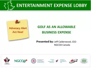 golf as an allowable business expense