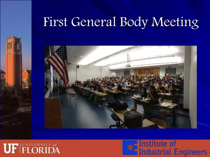 first general body meeting