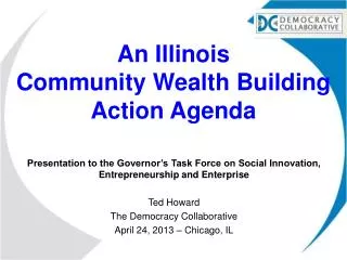 An Illinois Community Wealth Building Action Agenda