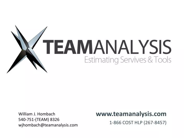 www teamanalysis com 1 866 cost hlp 267 8457