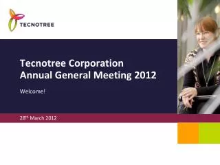 Tecnotree Corporation Annual General Meeting 2012
