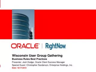 Wisconsin User Group Gathering