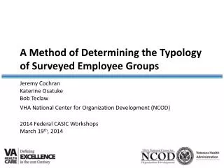 A Method of Determining the Typology of Surveyed Employee Groups