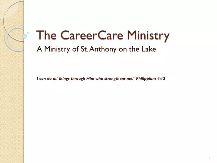 the careercare ministry