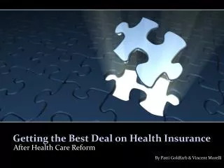 Getting the Best Deal on Health Insurance