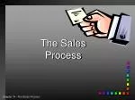 The Sales Process - slide 1