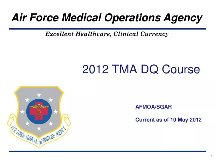 2012 tma dq course