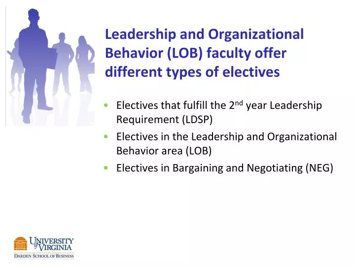 leadership and organizational behavior lob faculty offer different types of electives