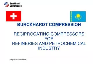 Burckhardt Compression Reciprocating compressors for Refineries and Petrochemical Industry