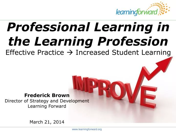 professional learning in the learning profession effective practice increased student learning