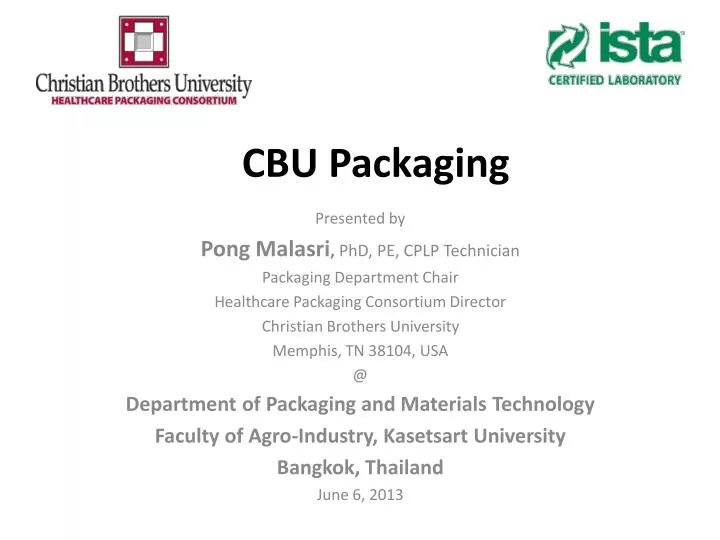 cbu packaging