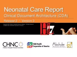 Neonatal Care Report