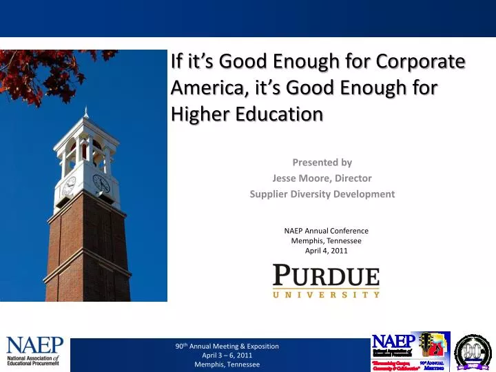 if it s good enough for corporate america it s good enough for higher education