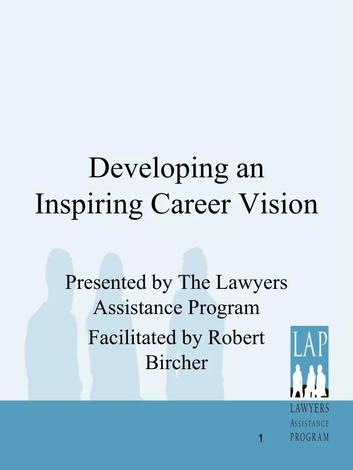developing an inspiring career vision