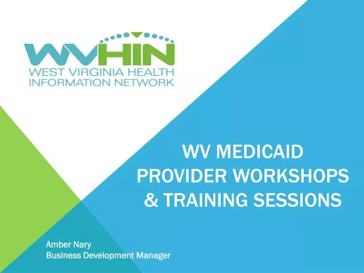 wv medicaid provider workshops training sessions
