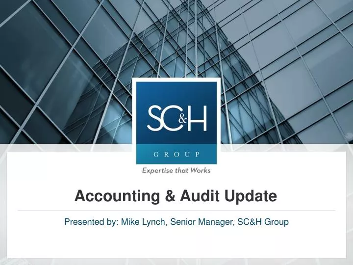 accounting audit update