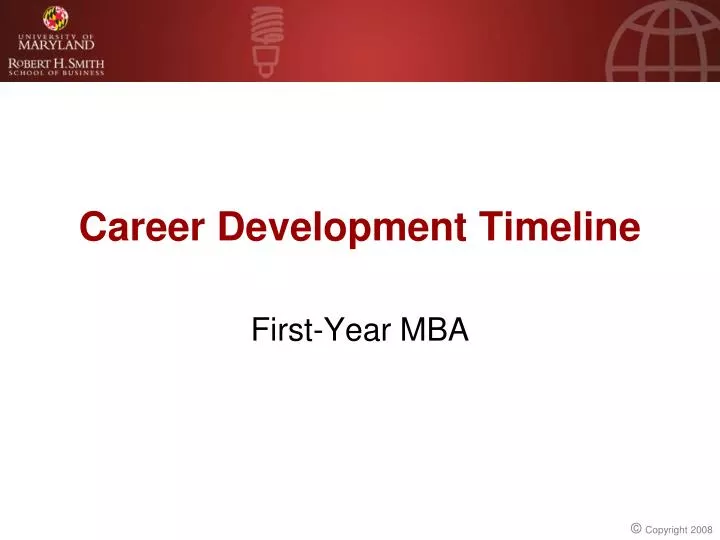 career development timeline